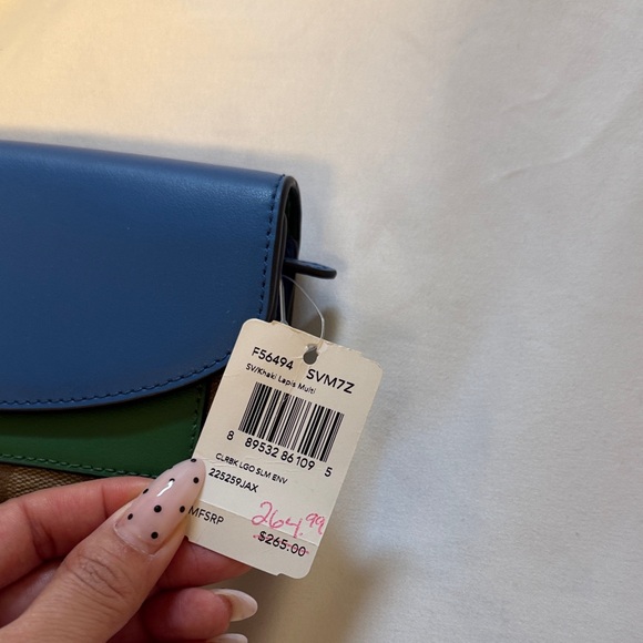 NWT Coach Tri-Color Wallet - Picture 2 of 6